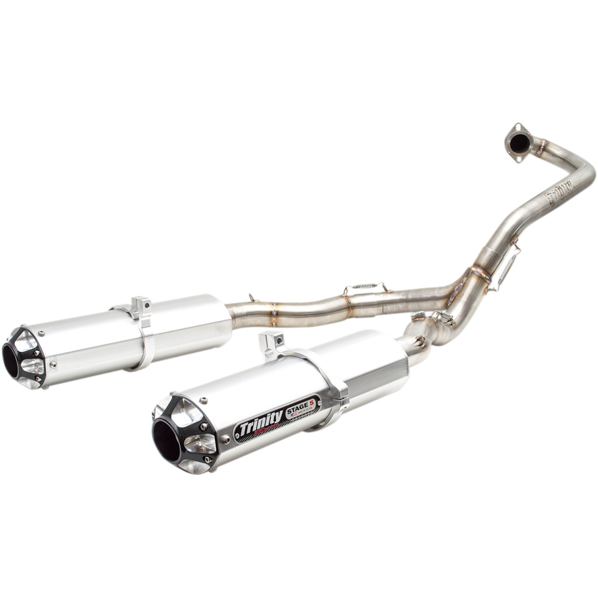 Trinity Racing Dual Exhaust System Brushed